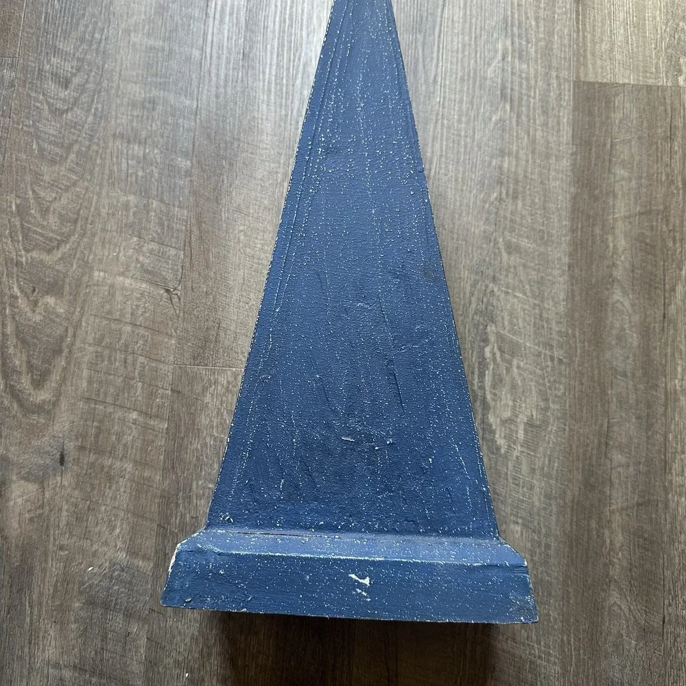 VTG Folk Art Wood Pyramid Drawers Hand Painted? Celestial Sun Moon Vintage Chest